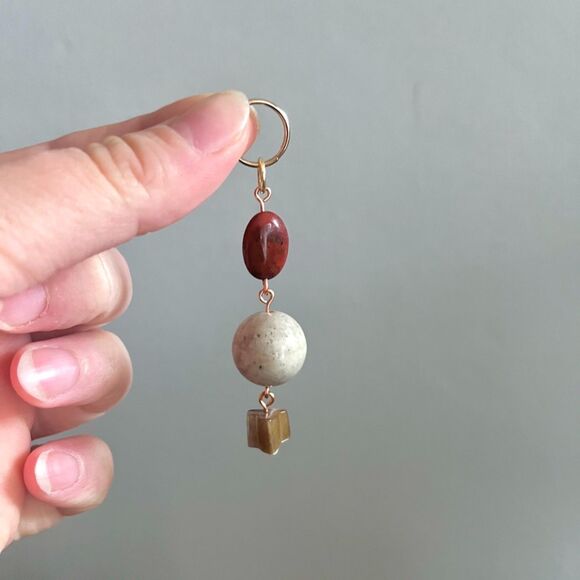 Abstract Bead Key Chain - Picture 1 of 2